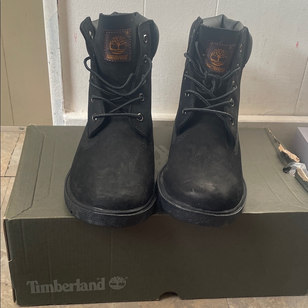 Timberland Kids Black Waterproof Boots